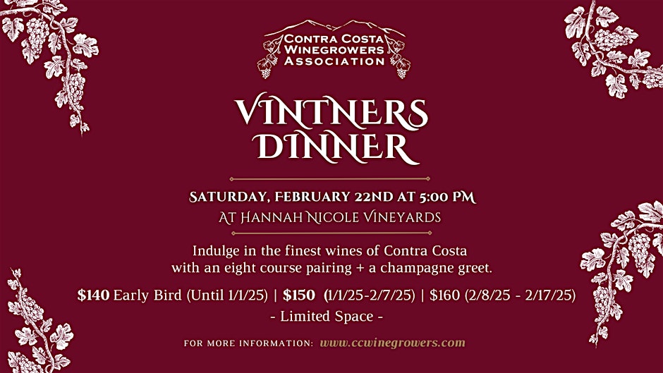 Vintners Dinner Feb 22nd 2025